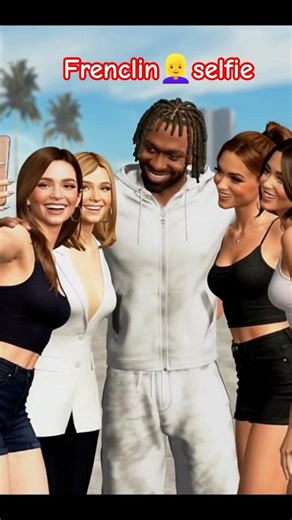 frenclin and selfie with girls 👧 indina bike driving 3d gem #sorts #video #ai #popular #gemes