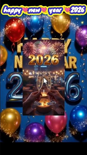 Happy Happy New Year 2026 //💘#short #status #happynewyear 💐💘💐💘💐