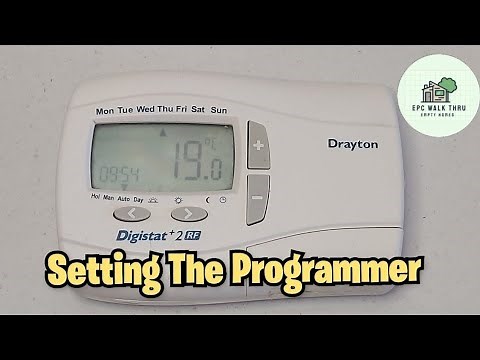 Set Program on Drayton Digistat +2 RF - British Gas RC Plus