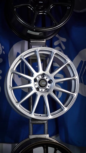 1K views · 21 reactions | AERIS – 12 sleek spokes feature a dramatic step, creating a visual separation and adding considerable depth. A reinforced rear flange adds additional rigidity while a low-profile center cap maintains a clean profile. For more info on the AERIS: https://konigwheels.com/products/konig-aeris #aeris #konigwheels #flowformed | KONIG WHEELS USA | Facebook