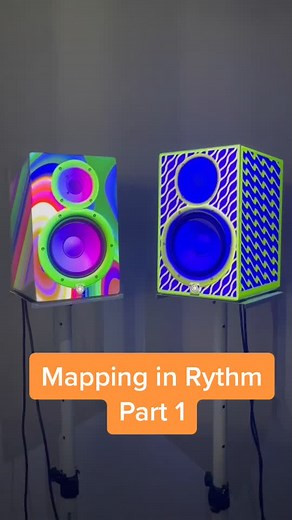 How to make your mapping react to music part 1 🔊 #MadeWithHeavyM#speakers #music #musicreactivity #projectionmapping #videomapping #fy