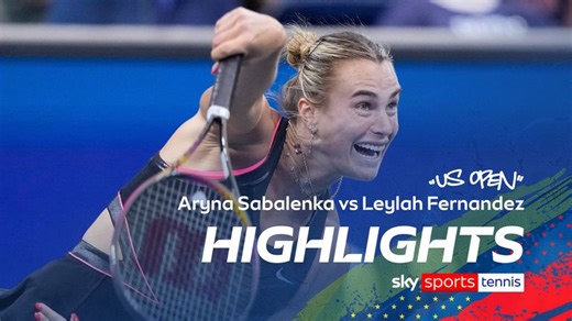 Aryna Sabalenka vs Leylah Fernandez | US Open highlights