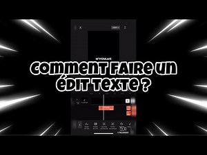 🔥TUTO🔥 COMMENT FAIRE UN EDIT DE TEXTE SUR 🎥CAPCUT🎥
