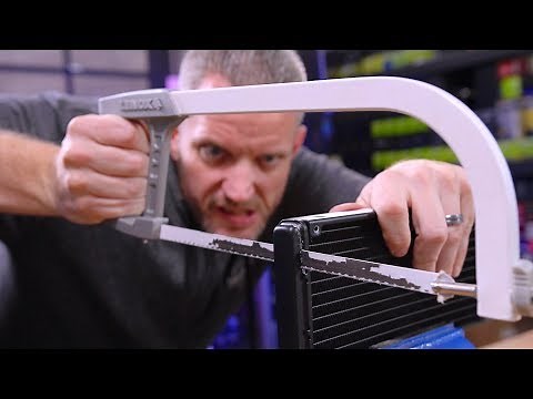 Cutting open an AIO with mixed metals