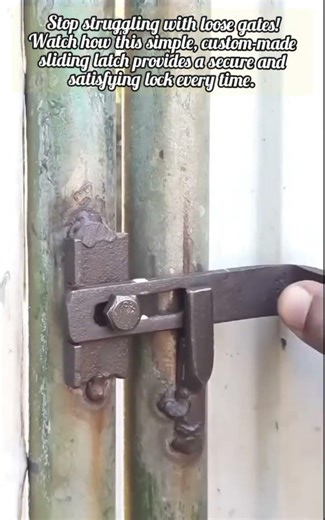 Simple DIY Metal Gate Latch You Can Make