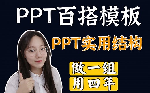 【PPT】大学必会ppt百搭模板与结构 制作和展示ppt的技巧