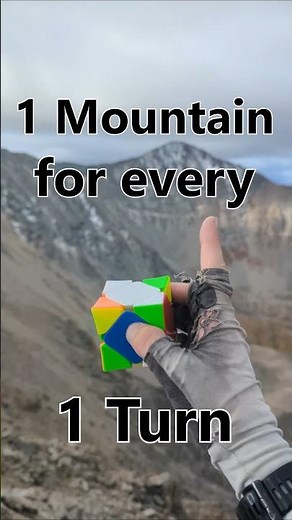 Solving a SKEWB, but 1 Move = 1 Mountain