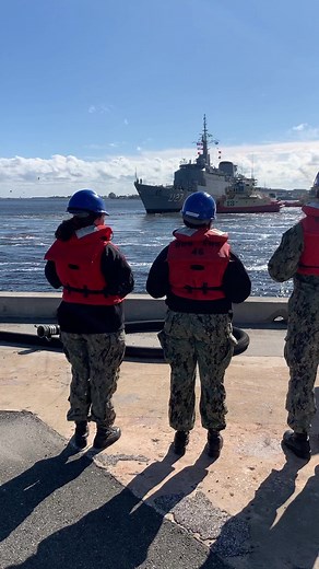 206K views · 2.1K reactions | The Brazilian Navy training ship NE Brasil (U-27) arrives at Naval Station Mayport for a port visit! #braziliannavy #marinhadobrasil #marinheiros #brasil #escolanaval | Naval Station Mayport | Facebook