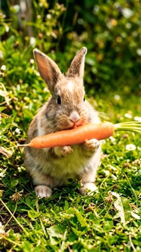 A cute rabbit eating carrot 🐇🥕💞 || please like and Subscribe