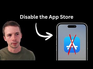 Disable the App Store on iPhones