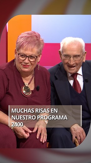 ¡Programa 2400 por todo lo alto! 🙌 Amparo y Julián, dos de nuestros espectadores más fieles, nos acompañaron en plató y no paramos de reír. ¡Qué buen rato pasamos! #EnCompañía 🧡 | En Compañía