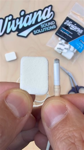 8.3K views · 60 reactions | Viviana PAD – the all-in-one tool for sound pros: use it as a universal concealer, a low-profile foam, or to give your lav mic the perfect distance and protection from rustling noise. Made in Italy  It is easy, that’s it follow us! 朗☑️朗 #vivianasoundsolutions | Viviana Sound Solutions | Facebook