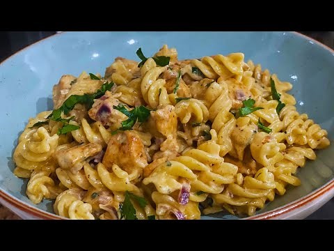 Creamy Cheesy Fusilli Pasta | White Sauce Pasta Recipe | Italian pasta