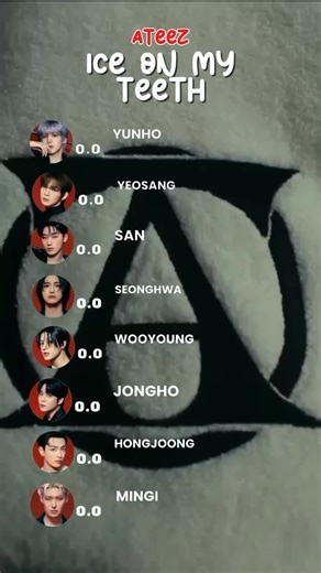 레바🕊️ (@bunny_zhang1) - ATEEZ - ICE ON MY TEETH (Line distribution) #ateez #iceonmyteeth #linedistriction #lewatberanda #kpop #fyp