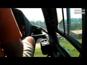 Helicopter B3 crash Low RPM Cockpit View