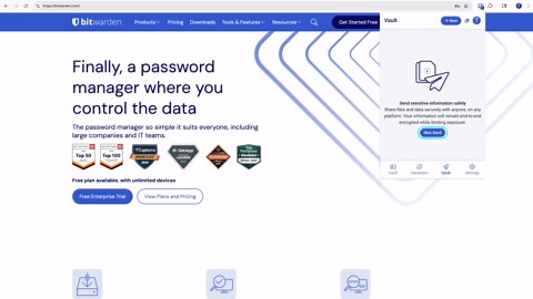 How to use Bitwarden Send
