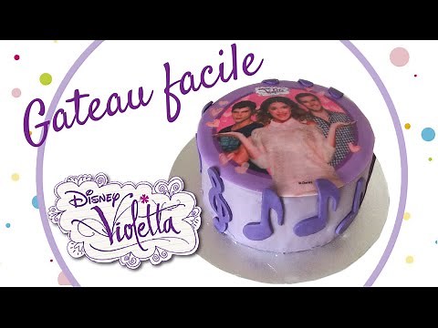 FAIRE UN GATEAU VIOLETTA SURPRISE - VIOLETTA CAKE - GATEAU FACILE