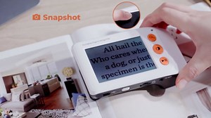 Eyoyo Portable Digital Video Magnifier Electronic Reading Aid 3.5 Inch LCD Screen for Low Vision 2x-25x Zoom Foldable Handle