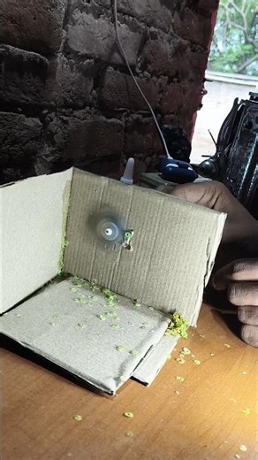 SIMPLE DC MOTOR chilli FAN/ haw to battery 🔋 science project 🫅