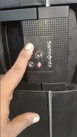 samsonite luggage lock problem 01676368121