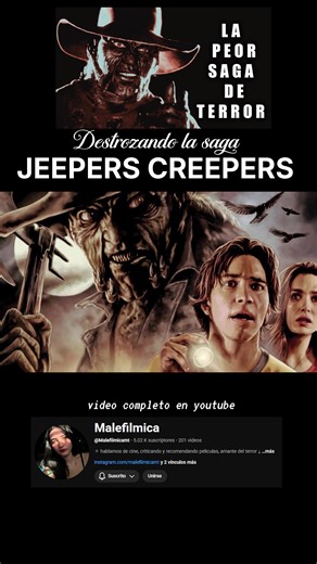 Criticando la saga: Jeepers Creepers ! link en perfil 🙏🏻 // #jeeperscreepers #horror #horrormovies #Terror #peliculas