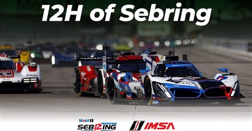 LIVE now the IMSA 12H of Sebring at the only Streaming Platform of Motorsports