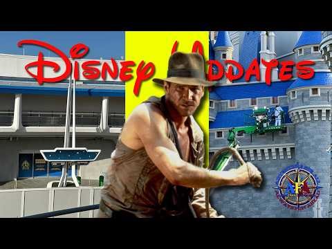 Disney Updates: Disney World Is Changing Fast — Castle Colors, Indiana Jones, Buzz Spin & More