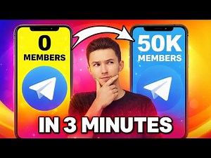 HOW TO GET 50K MEMBERS ON TELEGRAM CHANNEL IN 3 MINUTES | FASTEST WAY TO INCREASE TELEGRAM SUBSCRIBE