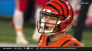 Tyler Boyd's WIDE-open drop of Burrow's would-be 18-yard TD pass forces a Bengals field goal