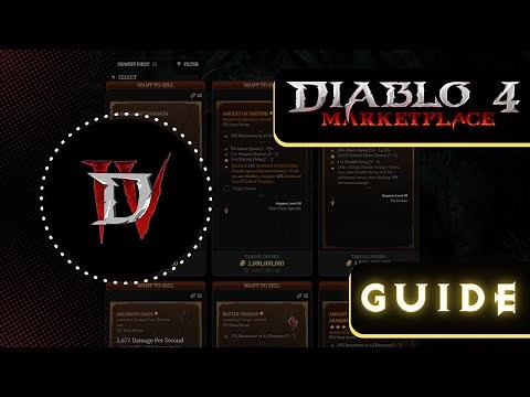 DIABLO.TRADE - Step-by-Step | Diablo 4 Marketplace [GUIDE] - Diablo 4 [ALL SEASONS]