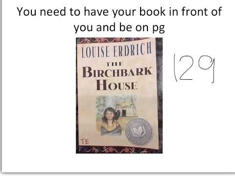 The Birchbark House - end of chapter 9
