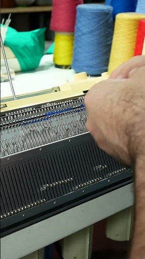 Using the Ribber Attachment of a knitting machine