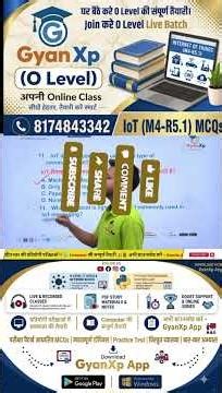 O Level IoT TOP 20 MCQs 🔥 | M4-R5.1 Important Questions | NIELIT Exam Preparation