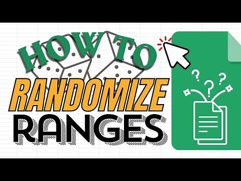 How to Randomize a Range in Google Sheets (Random Order)
