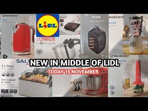 NEW IN MIDDLE OF LIDL TODAY THURSDAY 13 NOVEMBER/SHOP WITH ME/LIDL UK