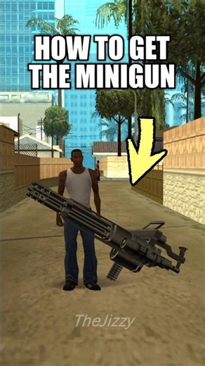 How To Get the Minigun AT THE VERY BEGINNING of GTA San Andreas! 😳