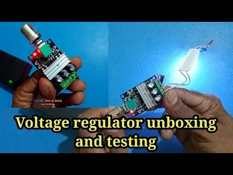 Voltage regulator unboxing and testing youtube
