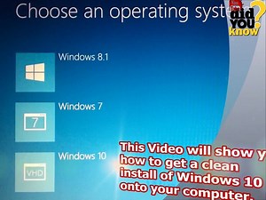 Windows 10 - How to Do a Clean Install ★★ Step by Step★★-zWhPMOMpaKg