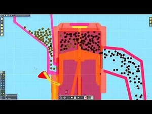Working 2 Stroke combustion engine physics simulation - [Annotations!] - Algodoo, no mods