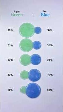 Let's Mixing Aqua Green + Ice Blue Color Slime 😍 #colormixing #painting #satisfying #artandcraft