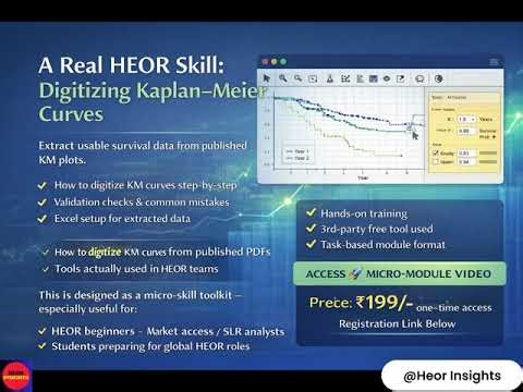 KM Curve Digitization Explained | Practical HEOR Skill + Micro-Course Launch