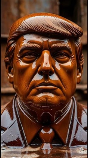 Rusty Statue Cleaning With Rust Removal Spray!