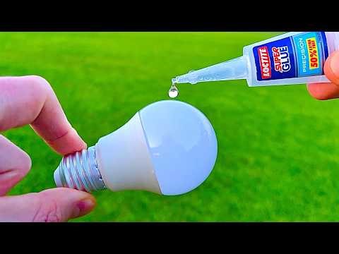 Just Put Super Glue on the Led Bulb and you will be amazed 😱|smart creation