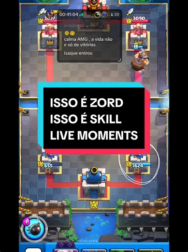 ISSO É ZORD ISSO É SKILL LIVE MOMENTS ARENA 24 TORRE LV 3 #zordskill #clashroyale