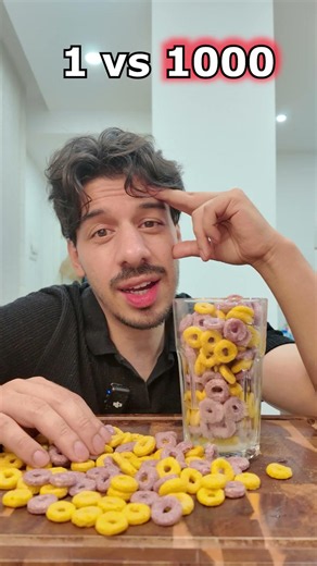 1 vs 1000 Froot Loops Cereal 🥣