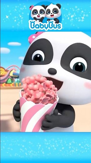 ป็อปคอร์นแสนอร่อย🍿 | เพลงเด็ก | กีกี้ มิวมิว | เบบี้บัส | การ์ตูนเด็ก | BabyBus #shorts