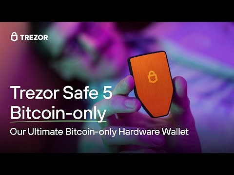 Trezor Safe 5 Bitcoin-only | The ultimate Bitcoin-only hardware wallet