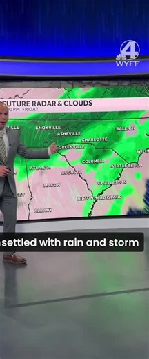 Severe weather risk in the Southeast next week