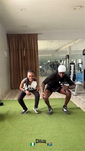 Fitness Is Fun 🇳🇬❤️🇿🇦 #chiloxtheexuberant #kingofsquats #trending #viral #glutes