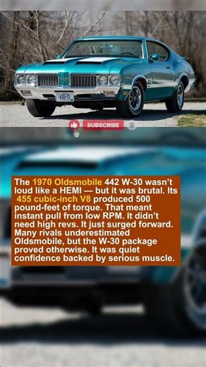 This Oldsmobile Had 500 LB FT of Torque
